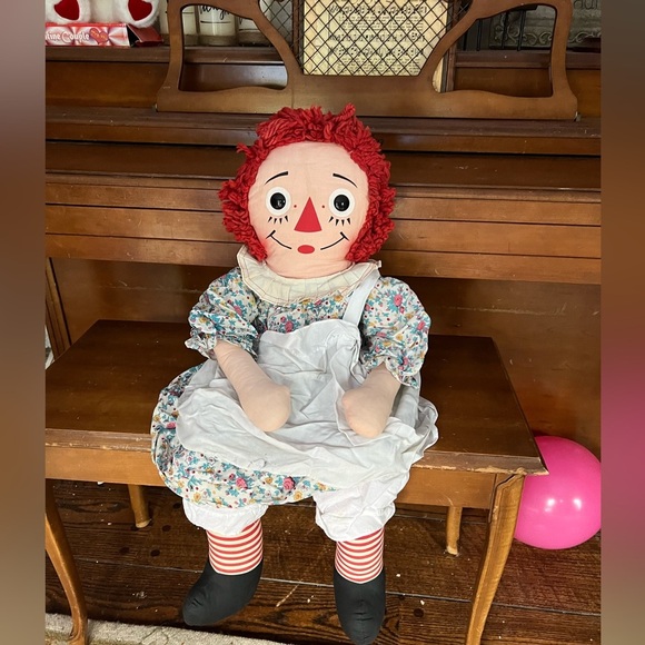 🎊 HP Rare Vintage 1960’s Knickerbocker Raggedy - Picture 1 of 7